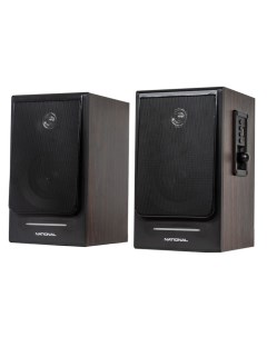 Компьютерные колонки 2.0 NAS-0240, 250 Вт, Bluetooth, USB, дерево National