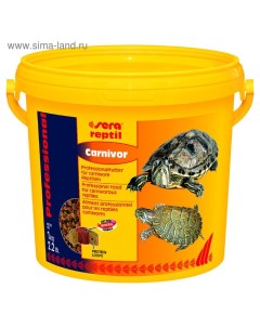 Корм Reptil Professional Carnivor для рептилий, 3,8 л, 1,12 кг, ведро Sera