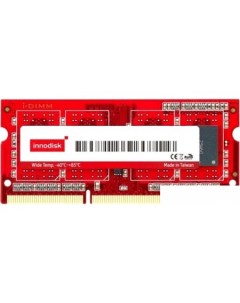 Оперативная память 4ГБ DDR3 SODIMM 1600 МГц M3S0-4GMJDLPC Innodisk