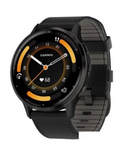 Умные часы Venu 3 (черный, с кожаным ремешком) Garmin