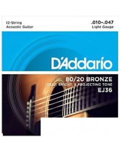 Струны для гитары EJ36 D'addario