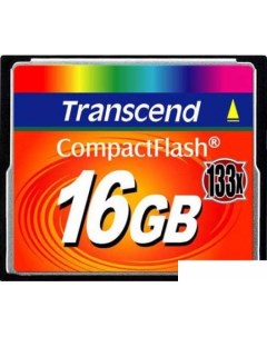 Карта памяти 133x CompactFlash 16 Гб (TS16GCF133) Transcend