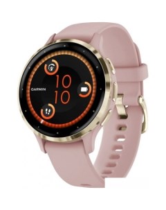 Умные часы Venu 3S (розовый, с силиконовым ремешком) Garmin