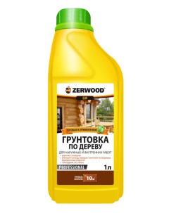 Грунтовка по дереву акриловая GR 1л Zerwood