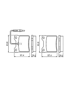 Тормозные колодки Bosch