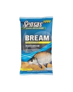 Прикормка рыболовная 3000 Natural Bream / 71381 Sensas