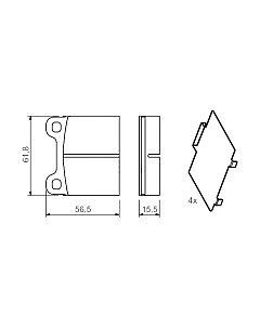 Тормозные колодки Bosch