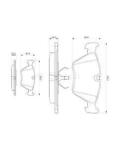 Тормозные колодки Bosch