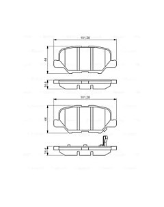 Тормозные колодки Bosch