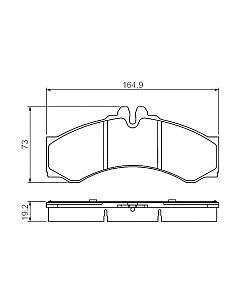 Тормозные колодки Bosch