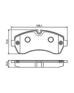 Тормозные колодки Bosch