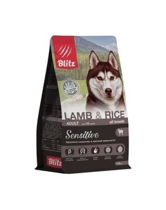 Сухой корм для собак Adult Lamb & Rice / 4222 Blitz pets