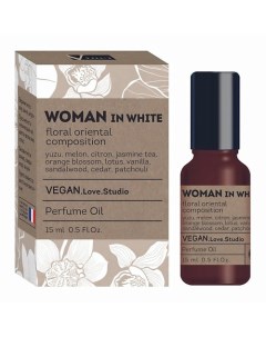 Парфюмерное масло для тела Woman In White Сладкий фруктовый цитрусовый 15.0 Vegan.love.studio