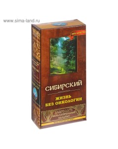 Бальзам безалкогольный "Сибирский" жизнь без онкологии, 250 мл Благодать с алтая