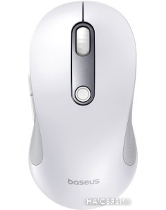 Мышь F02 Ergonomic Wireless Mouse (белый, без батарейки в комплекте) Baseus