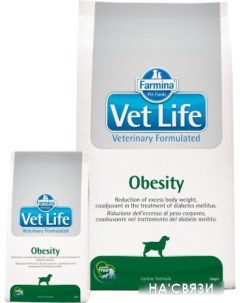 Корм для собак Vet Life Obesity Dog 2 кг Farmina