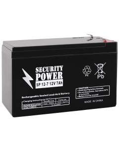 Аккумулятор для ИБП SP 12-7 F1 (12В/7 А·ч) Security power