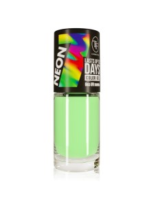 Лак для ногтей Color Gel Lasts Up To 7 Days Neon, тон 316 Tropic Green, 8 мл Tf