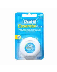 Нить зубная Essential мятная, вощеная, 50 м Oral-b