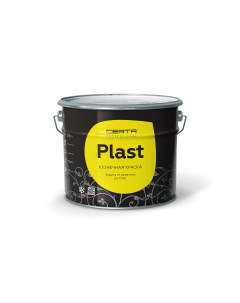 Эмаль полуглянцевая Plast белый RAL9003 4кг Certa