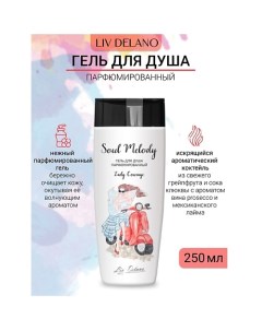 Гель для душа парфюмированный Lady Courage Soul Melody 250.0 Liv delano