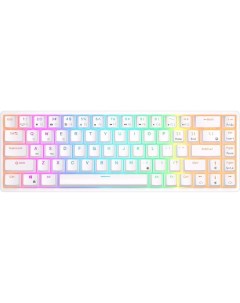 Беспроводная клавиатура RKG68 RGB (белый, RK Brown) Royal kludge