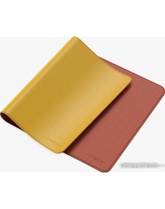 Коврик для мыши Dual Sided Eco-Leather Deskmate (желтый/оранжевый) Satechi