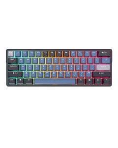 Беспроводная клавиатура RK61 Plus RGB (черный, RK Cyan) Royal kludge