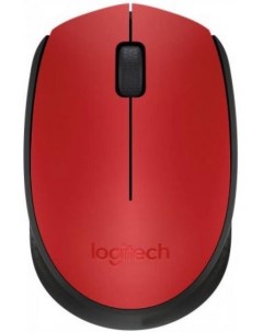 Мышь M171 Wireless Mouse красный/черный [910-004641] Logitech