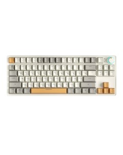 Проводная клавиатура ZA87 Beige Gray Yellow (TNT Yellow) Cyberlynx