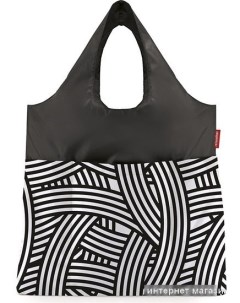 Сумка шоппер Mini Maxi Shopper Plus AV1032 Zebra (черный/белый) Reisenthel