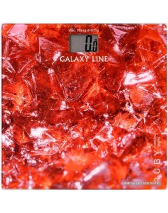 Напольные весы GL4819 (рубин) Galaxy line