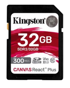 Карта памяти Canvas React Plus SDHC 32GB Kingston