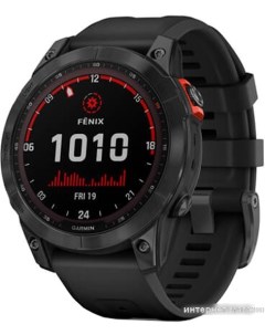 Умные часы Fenix 7X Solar 51 мм (сланцево-серый/черный) Garmin