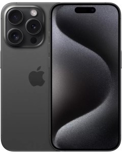 Смартфон iPhone 15 Pro 128GB (черный титан) Apple