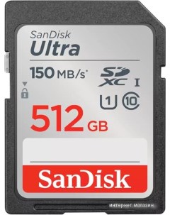 Карта памяти Ultra SDXC SDSDUNC-512G-GN6IN 512GB Sandisk