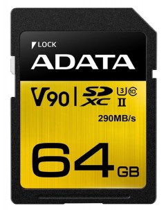 Карта памяти A-Data Premier ONE ASDX64GUII3CL10-C SDXC 64GB Adata