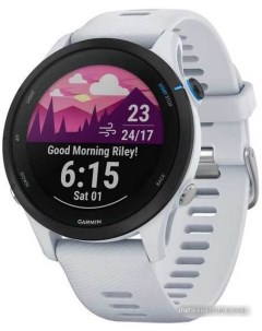 Умные часы Forerunner 255 Music 46 мм (белый камень) Garmin