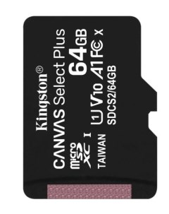 Карта памяти Canvas Select Plus microSDXC 64GB Kingston