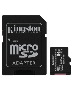 Карта памяти Canvas Select Plus microSDXC 64GB (с адаптером) Kingston