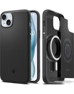 Чехол для телефона Mag Armor (MagFit) для iPhone 15 ACS06815 (черный) Spigen