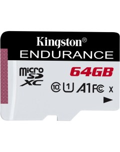 Карта памяти High Endurance microSDXC 64GB Kingston