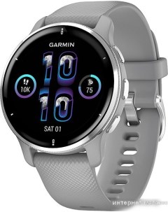 Умные часы Venu 2 Plus (серебристый/серый) Garmin