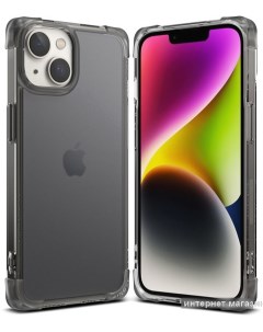 Чехол для телефона Fusion Bumper для Apple iPhone 14 Matte Smoke Black Ringke