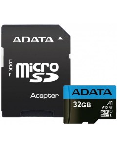 Карта памяти A-Data Premier AUSDH32GUICL10A1-RA1 microSDHC 32GB (с адаптером) Adata