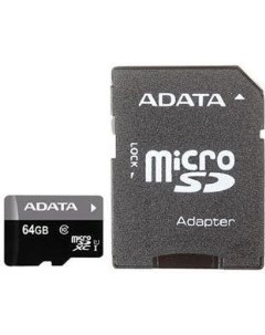 Карта памяти Premier microSDXC UHS-I U1 Class 10 64GB (AUSDX64GUICL10-RA1) Adata