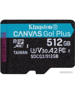 Карта памяти Canvas Go! Plus microSDXC 512GB Kingston