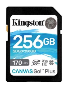 Карта памяти Canvas Go! Plus SDXC 256GB Kingston