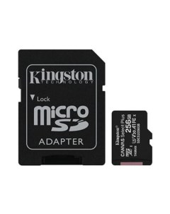 Карта памяти Canvas Select Plus microSDXC 256GB (с адаптером) Kingston