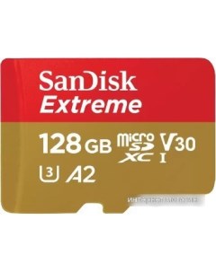 Карта памяти Extreme SDSQXAA-128G-GN6MA microSDXC 128GB Sandisk